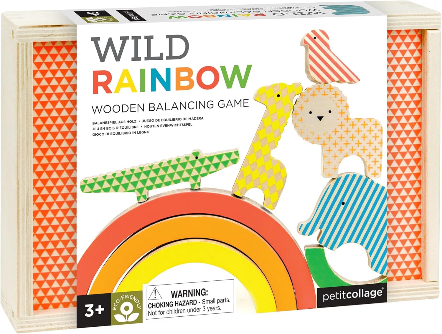Wild Rainbow Wooden Balancing Game