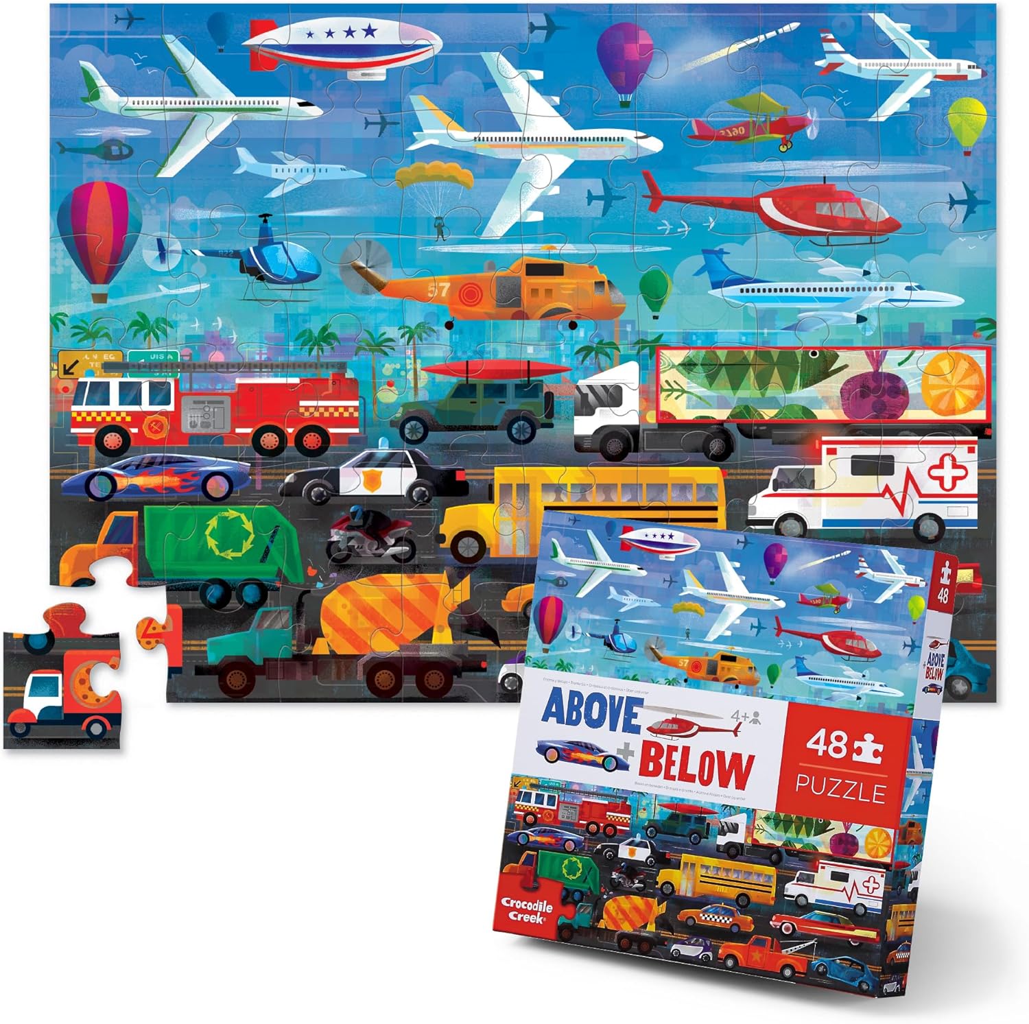 48-pc Above & Below / Things that Go