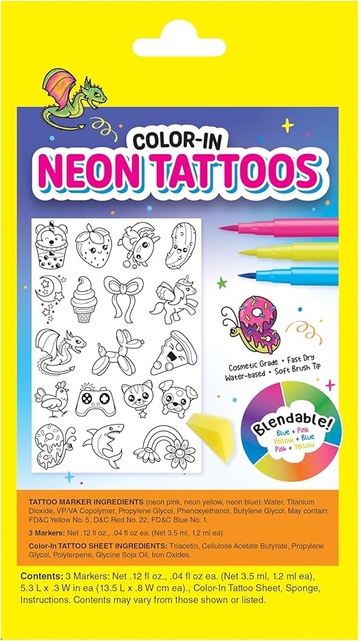 Color In Neon Tattoos