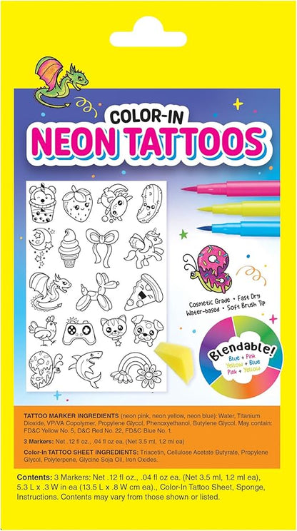 Color In Neon Tattoos