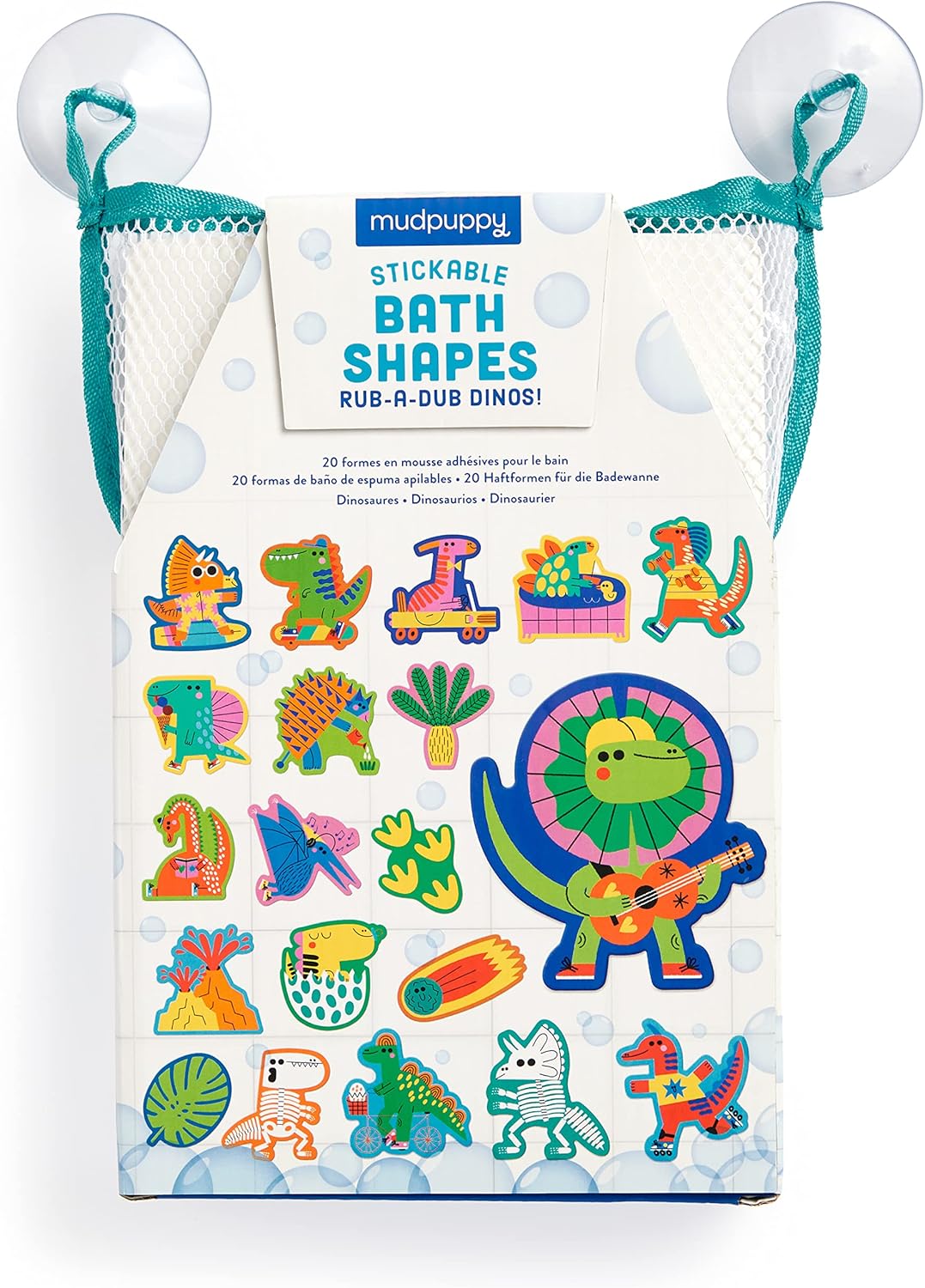 Rub-a-Dub Dinos Stickable Foam Bath Shapes