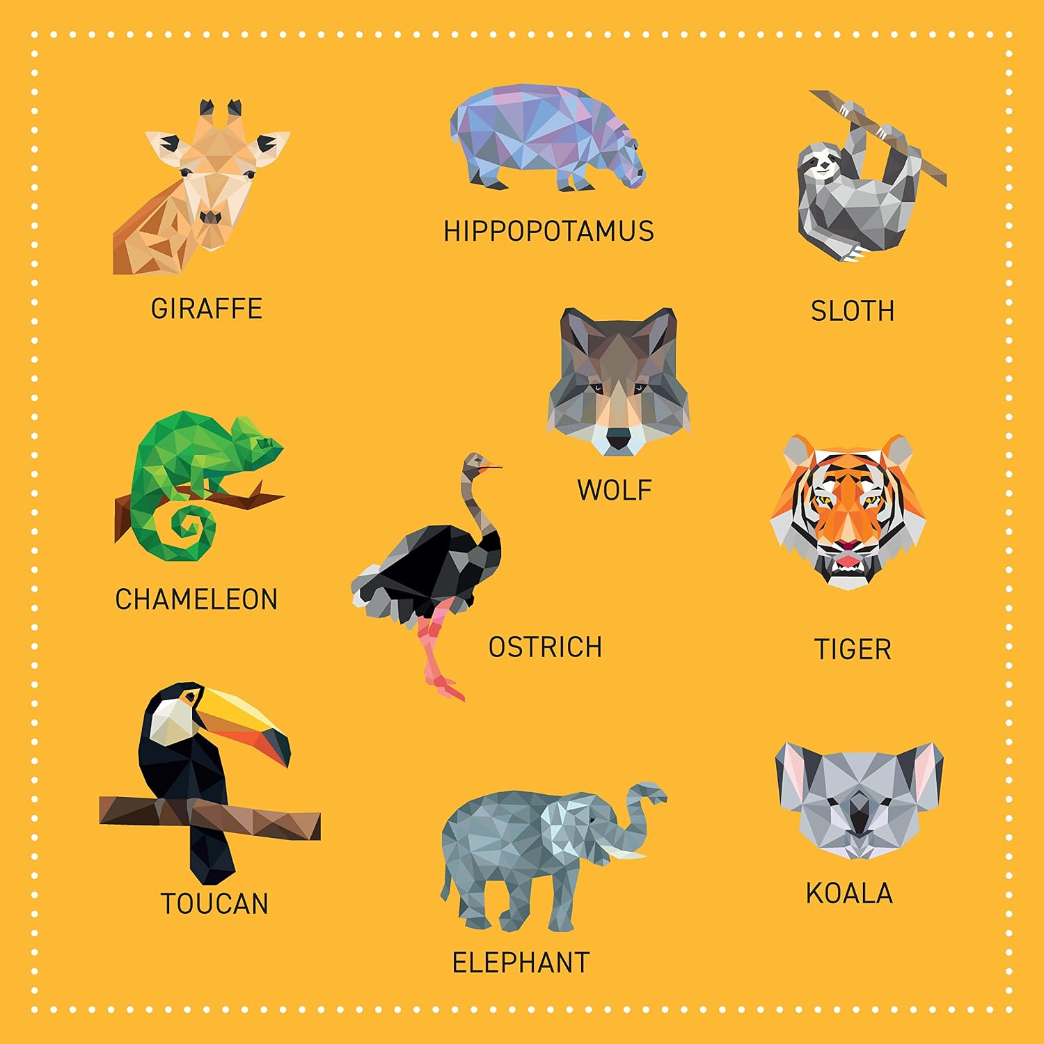 My Sticker Paintings Zoo