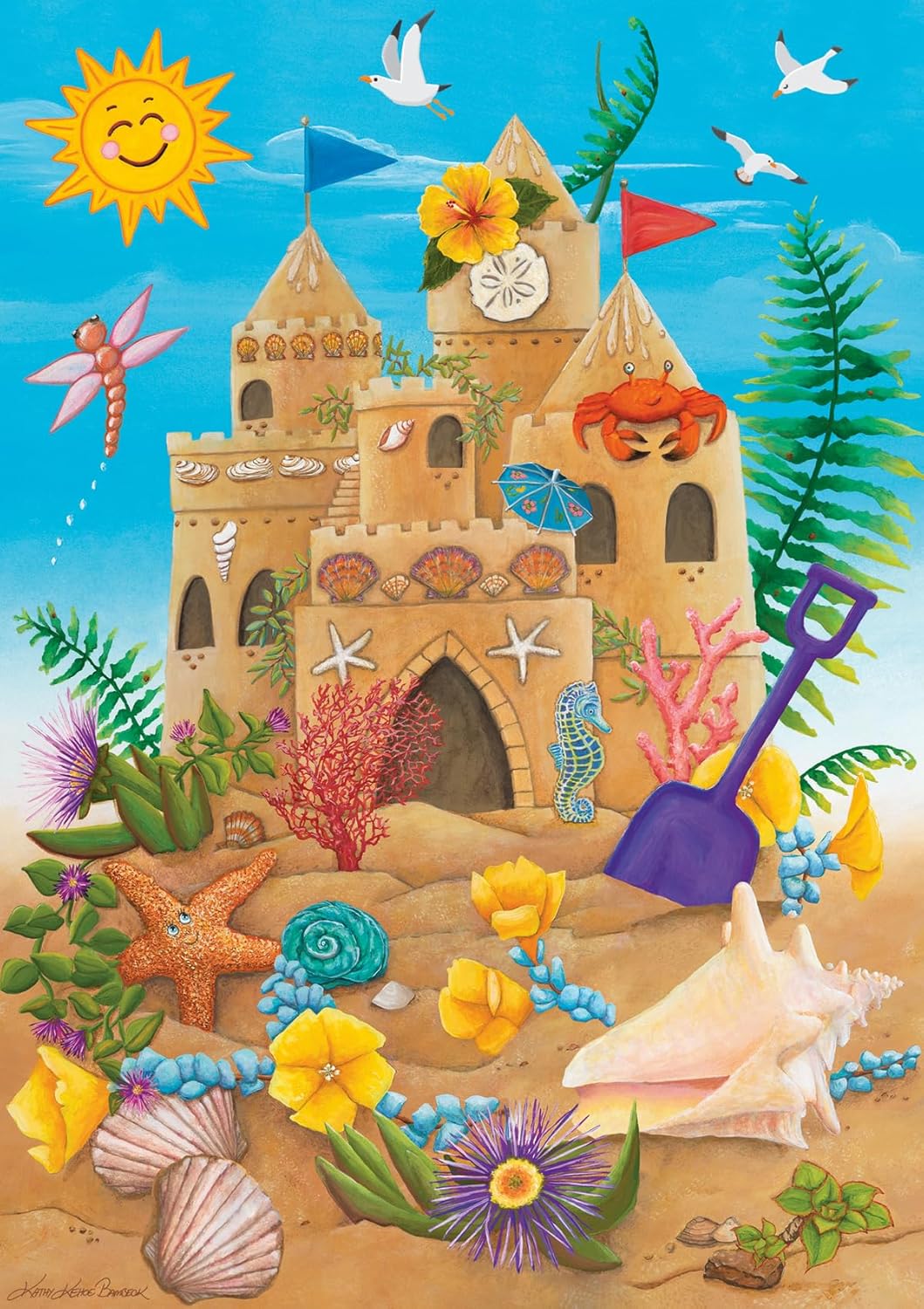 Sunshine Sandcastle 35 Piece Puzzle