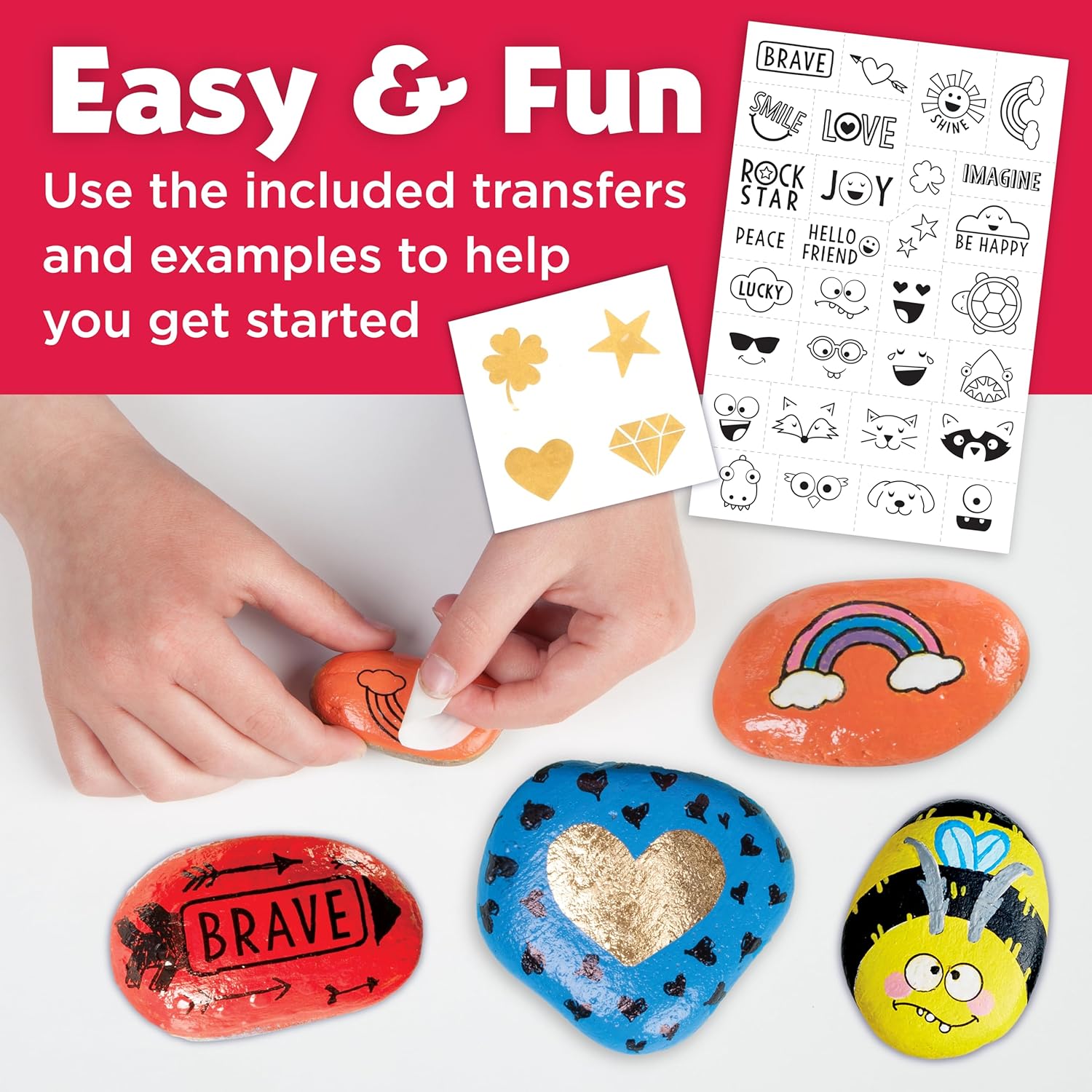 Hide & Seek Dot-a-Rock Painting Kit