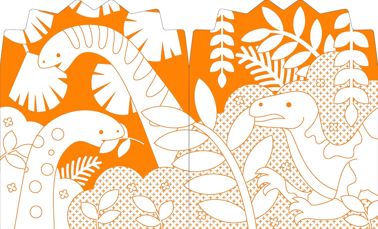 Coloring Book with Stickers Dinosaurs