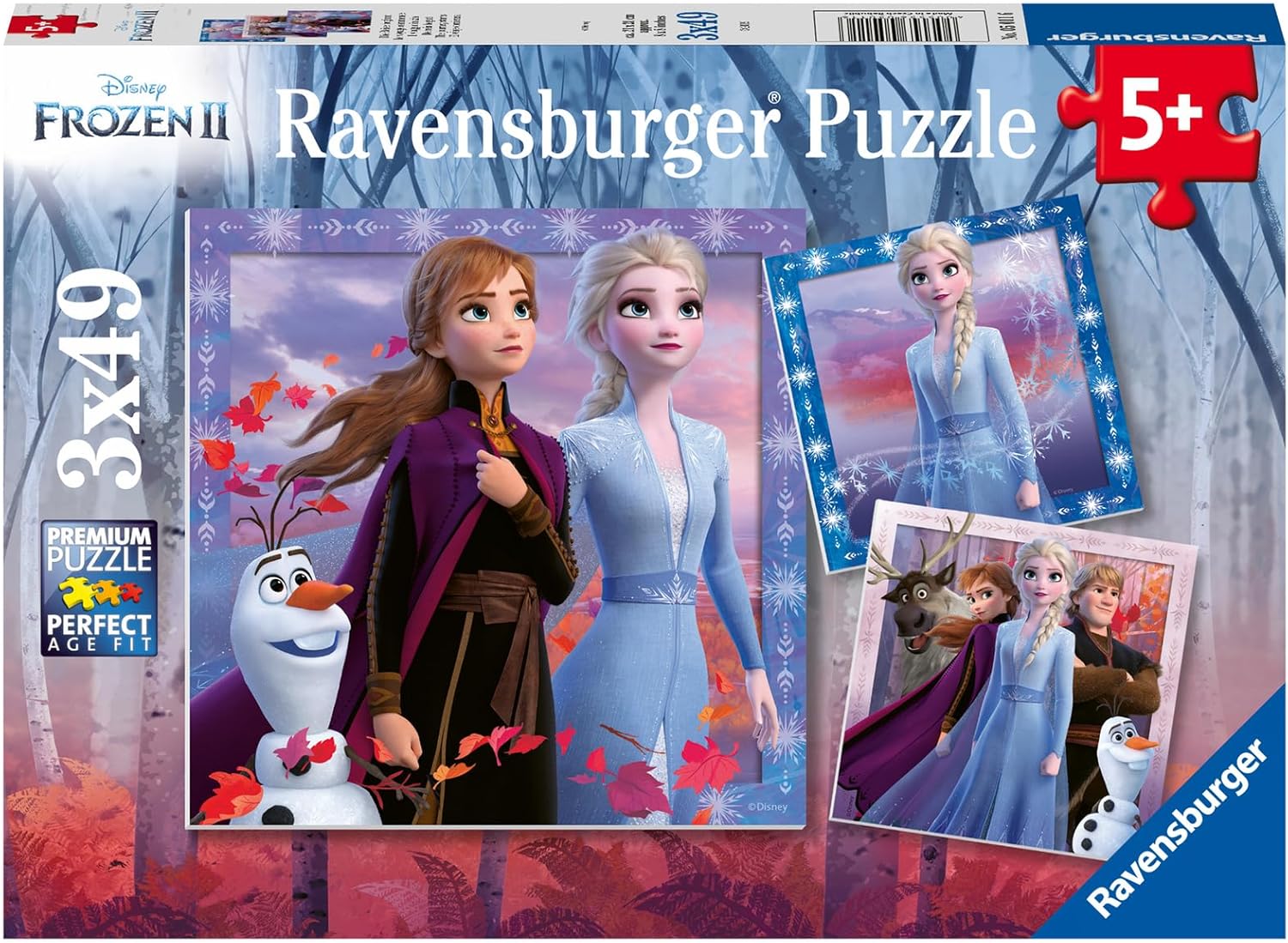 Frozen: The Journey Starts 3 x 49 pc Puzzle