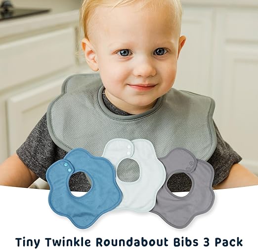 Kaffle Roundabout Drool Bibs - 3 Pack
