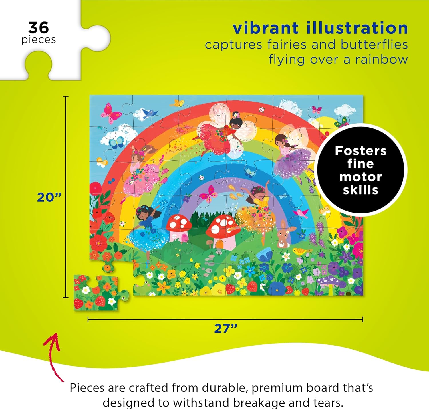 36-pc Puzzle / Over the Rainbow