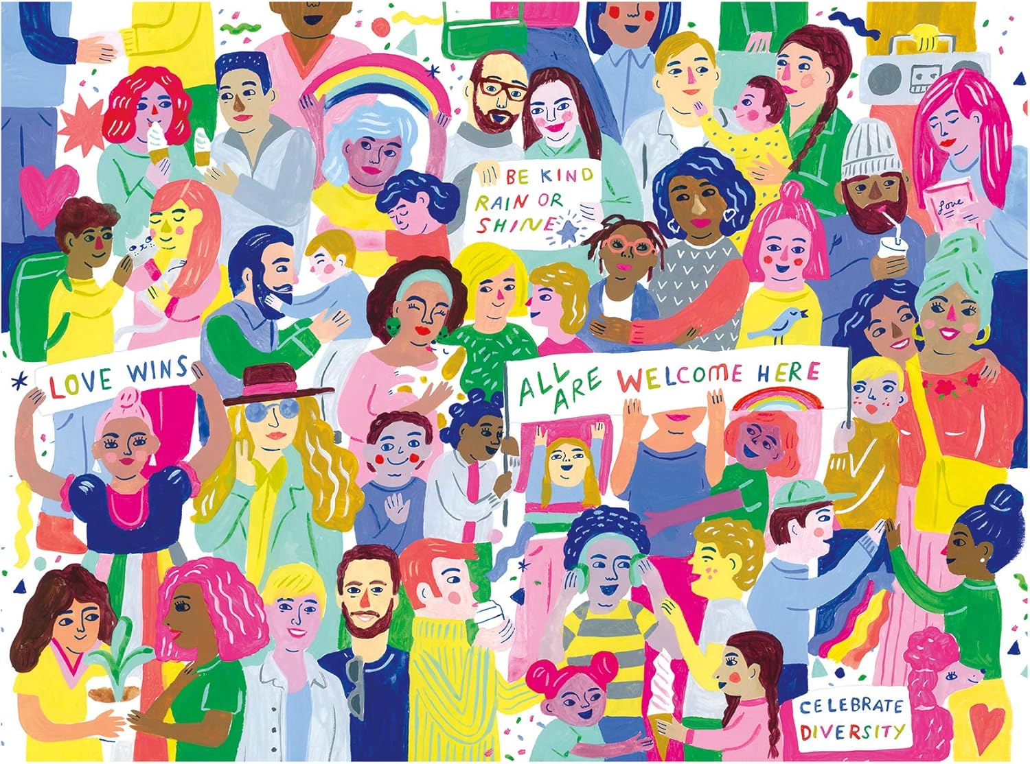 All Are Welcome Here! 1000 Piece Family Puzzle