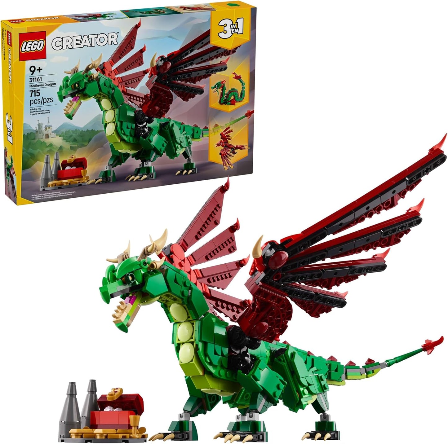 Creator 3 in 1 Medieval Dragon