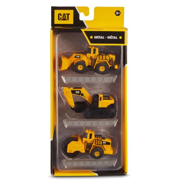 CAT Die Cast Metal 3 Pack Assorted