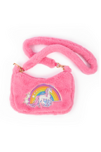 Rainbow Cuddle Crossbody Purse / Pink