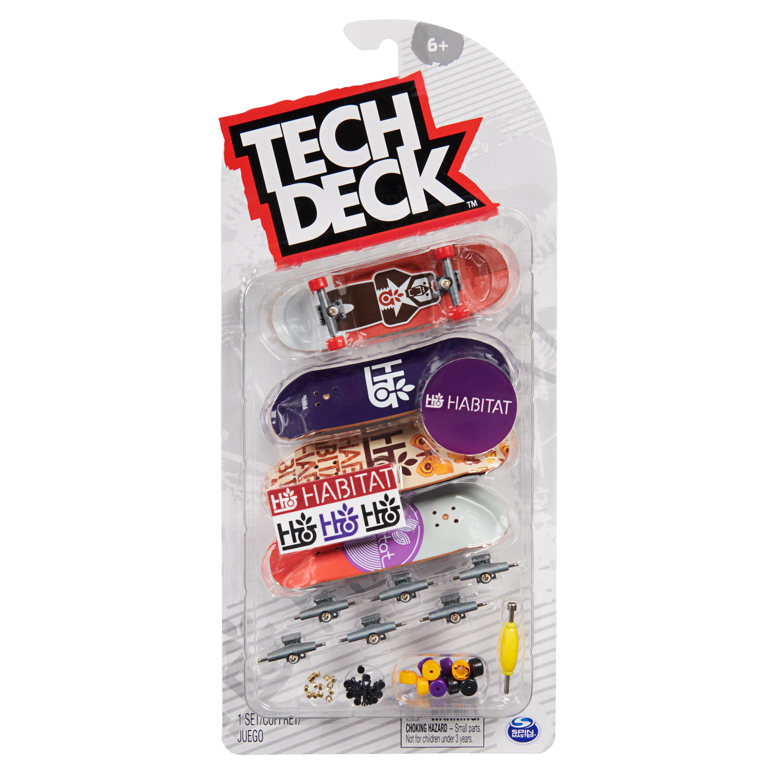 Tech Deck - 4 Pack of Board assorted