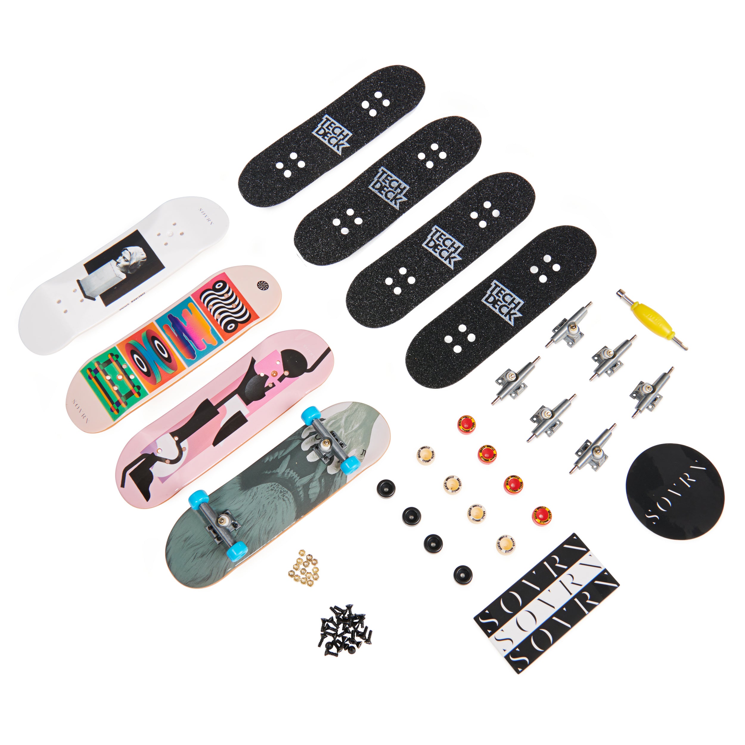Tech Deck - 4 Pack of Board assorted