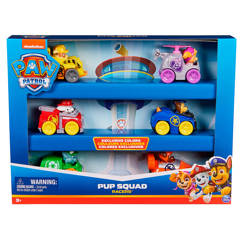 Paw Patrol - Pup Squad Racers 6-pack Vehicle Gift Set