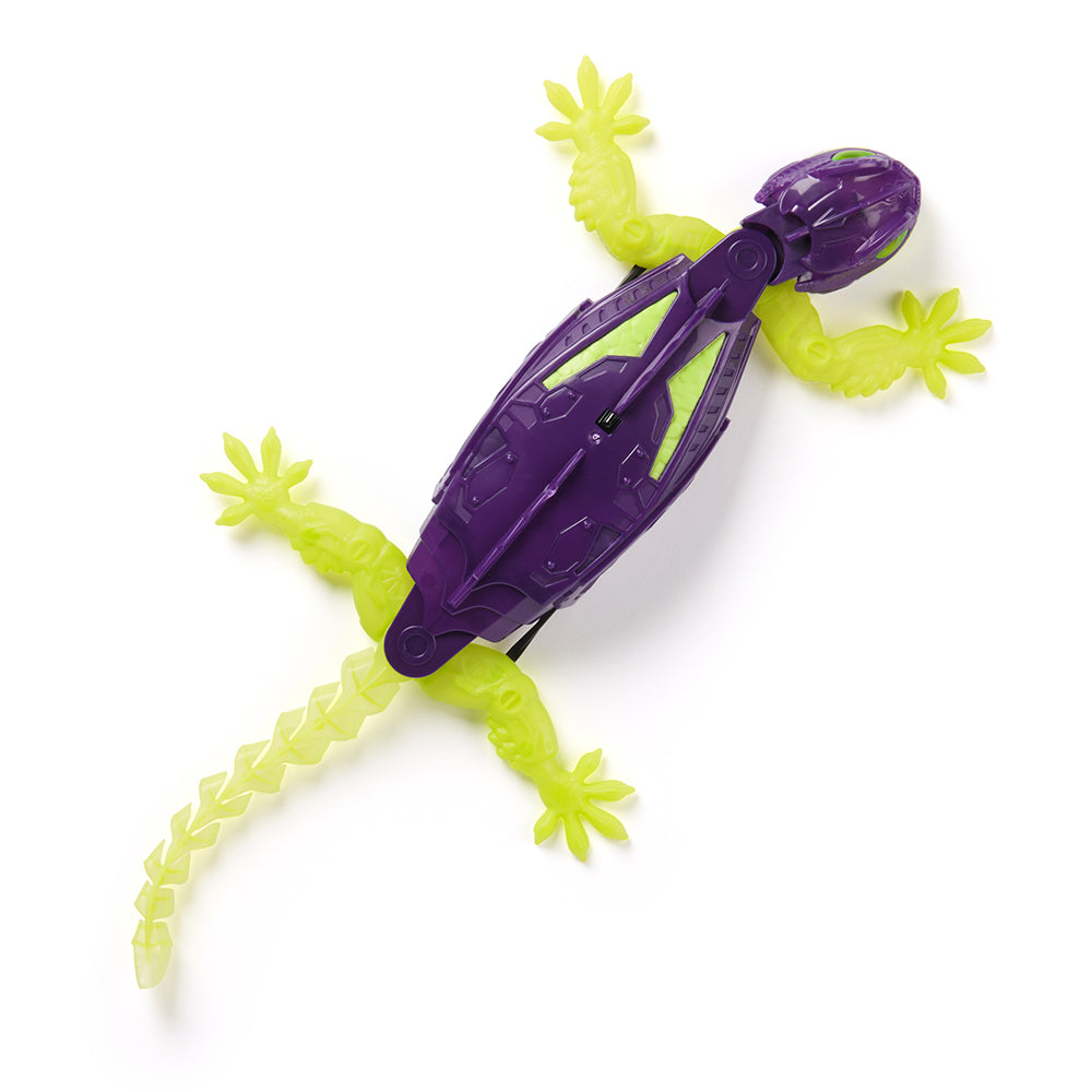 Hex Bots - Glowing Wall Crawler Gecko - Glow In the Dark