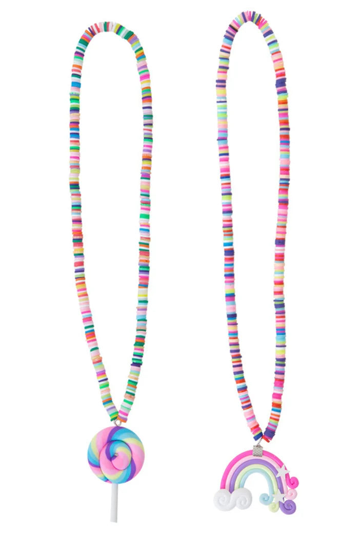Rainbow Lolly Necklace, Assorted