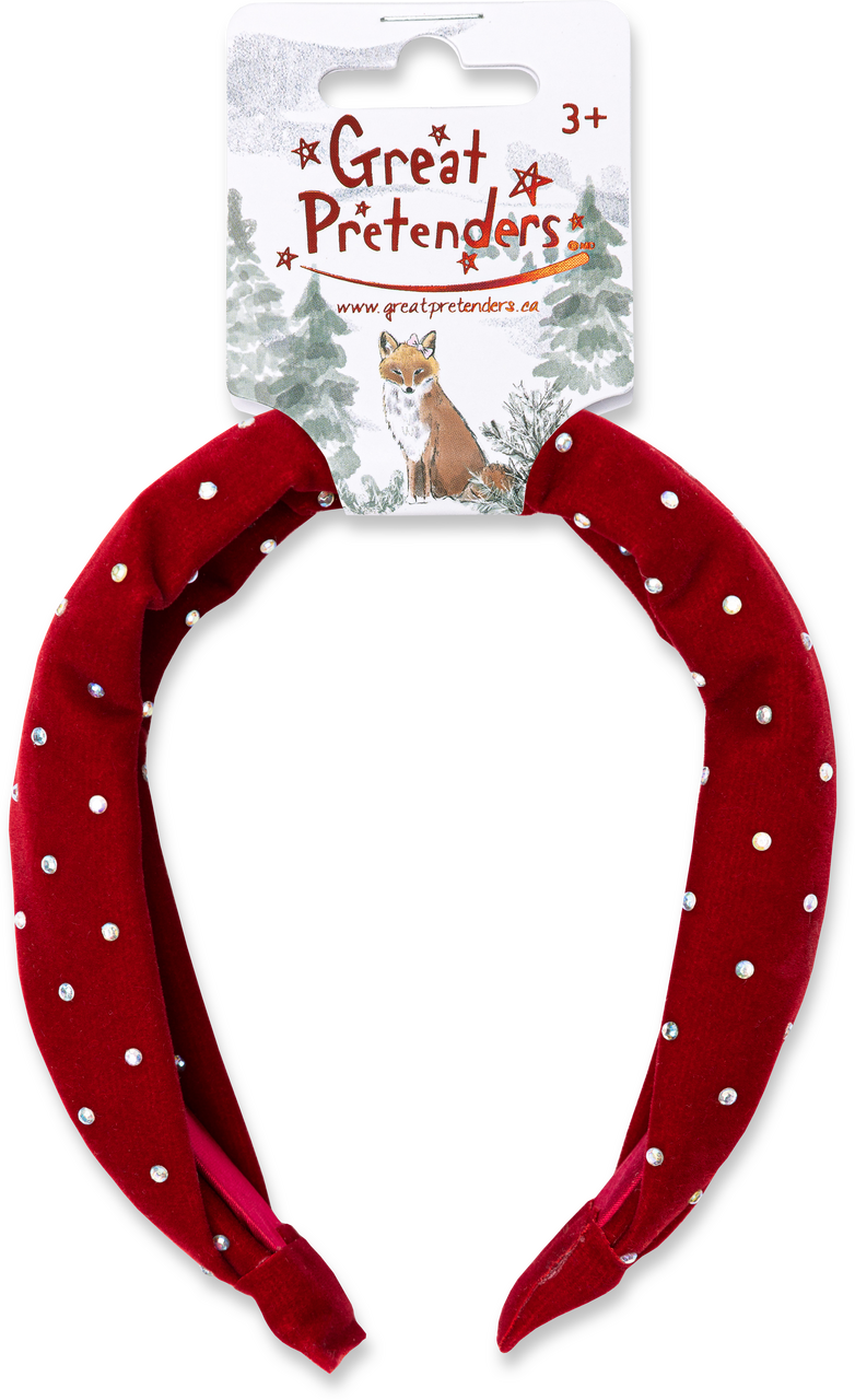 Sparkle Red Velvet Headband