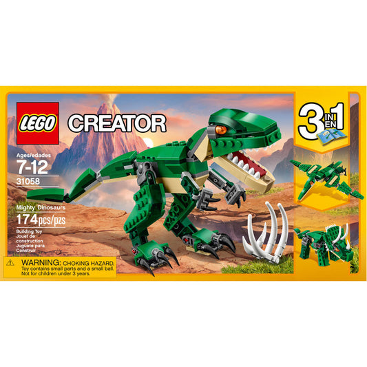 Lego Creator - T-Rex/Triceratops/Pterodactyl - 174pcs