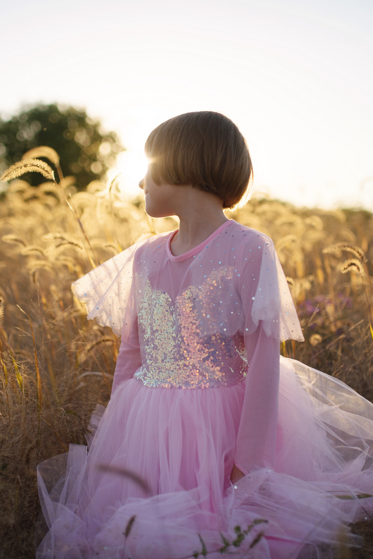 Elegant in Pink Dress