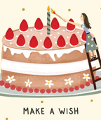 Wishful Cake Card