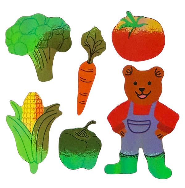 Pearl Farmer Bear Stickers