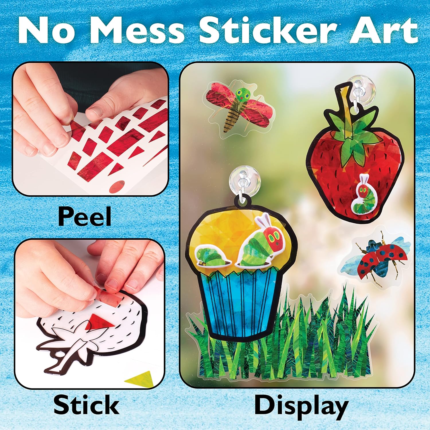 The Very Hungry Caterpillar Sticker Suncatcher