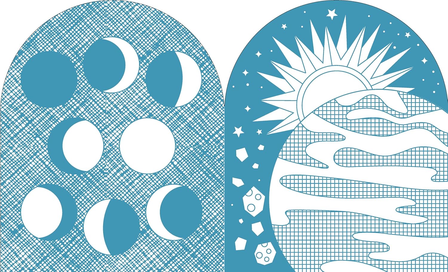 Coloring Book with Stickers Outer Space