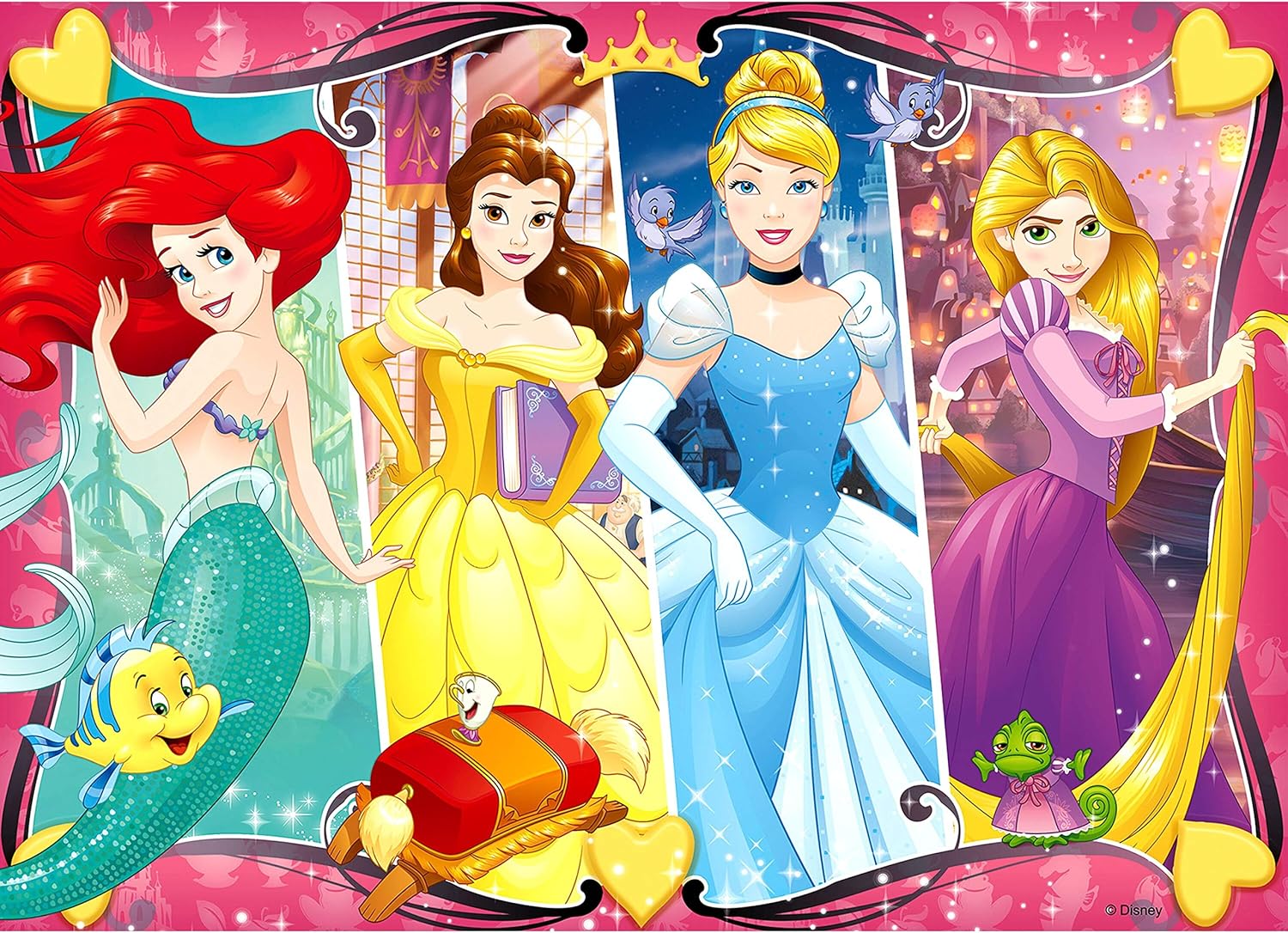 Disney Princess: Heartsong 60 pc Glitter Puzzle
