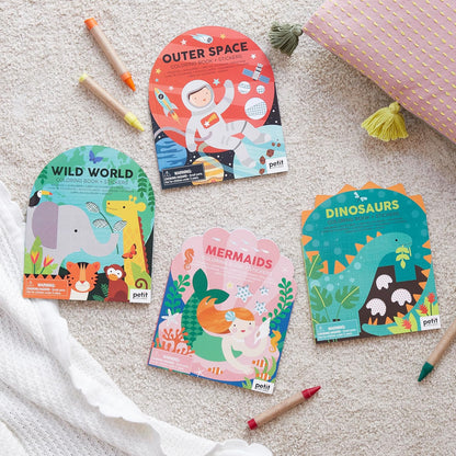 Coloring Book with Stickers Mermaids