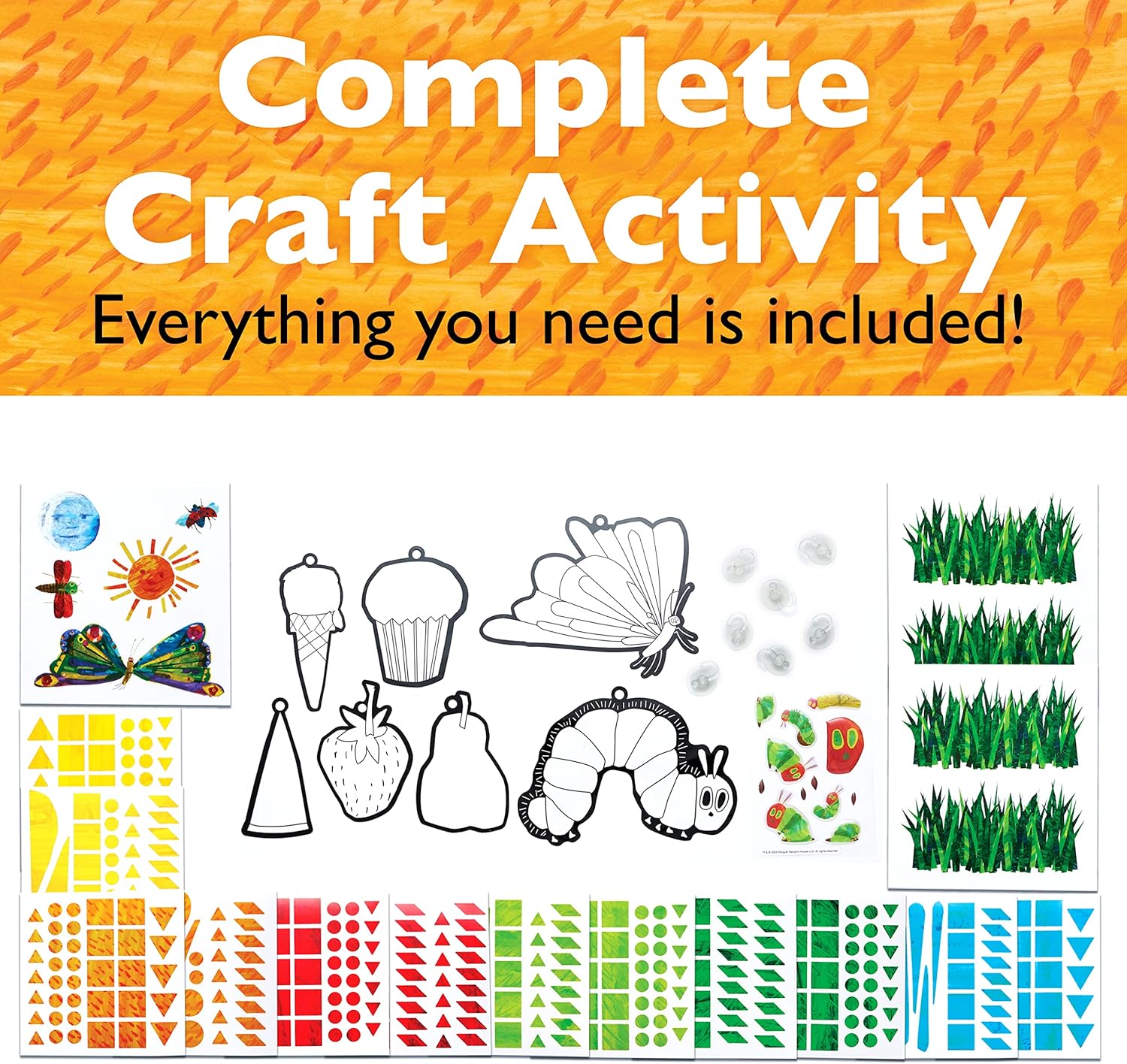 The Very Hungry Caterpillar Sticker Suncatcher