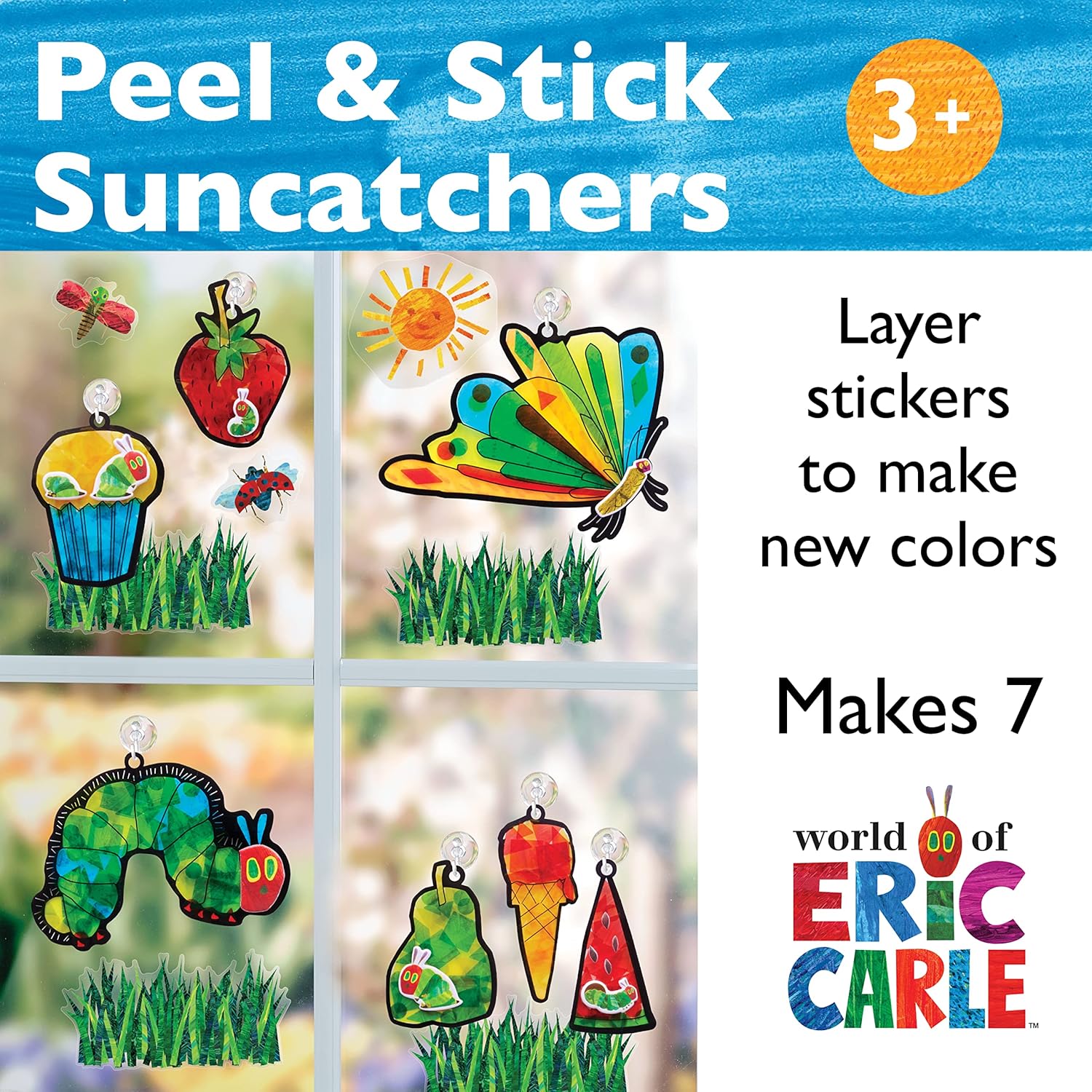 The Very Hungry Caterpillar Sticker Suncatcher