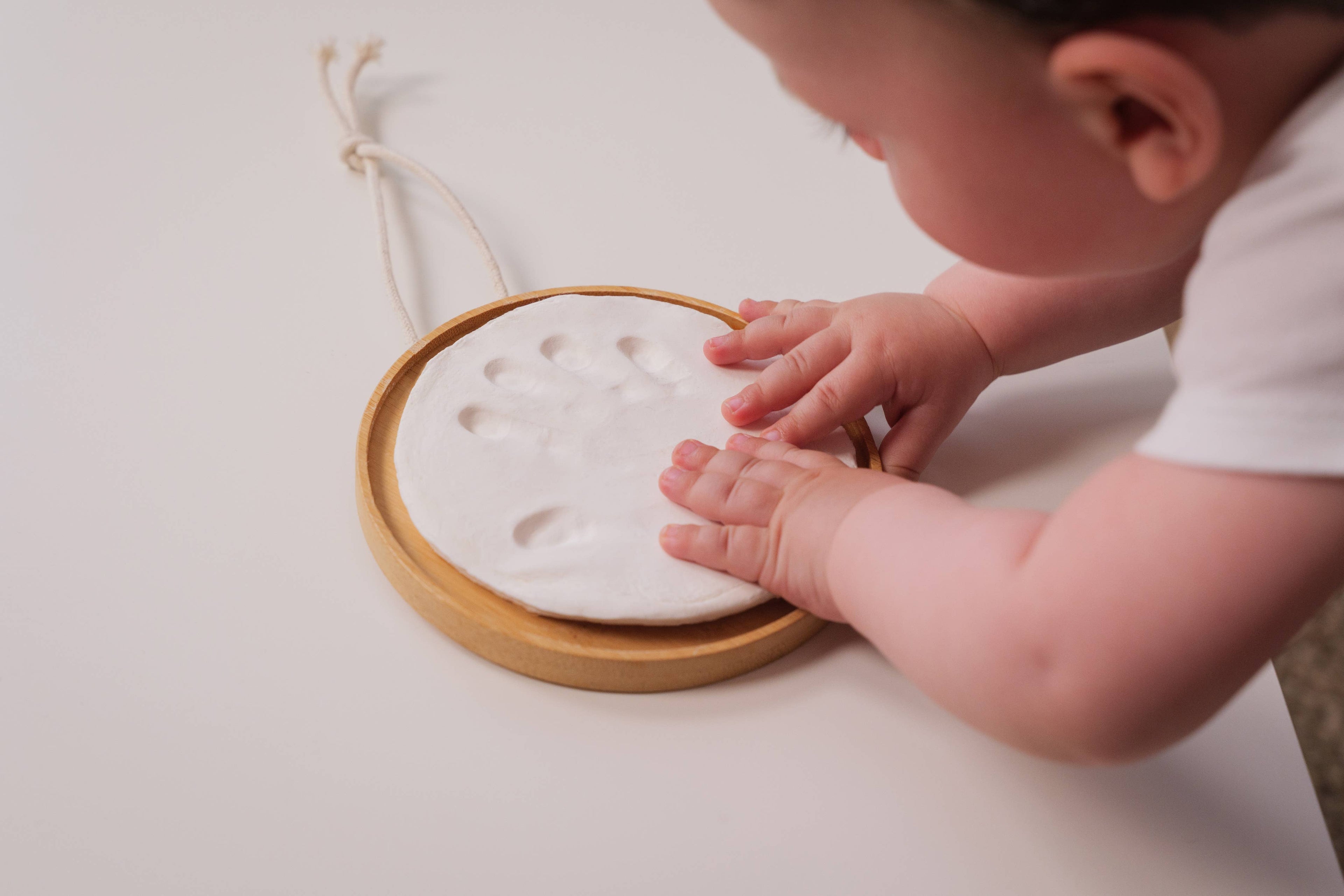 Wooden Medallion Keepsake|Baby Imprint Kit