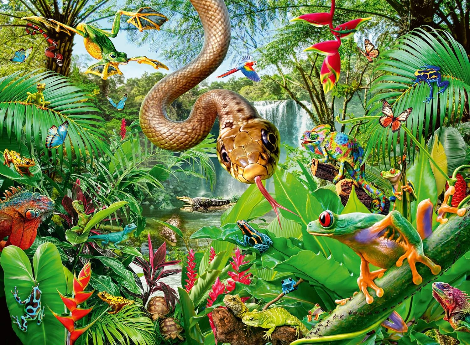 Riveting Reptiles 300 Pc Puzzle