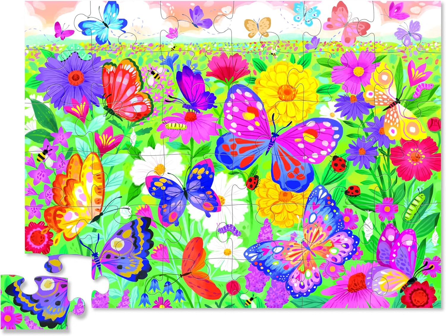 36-pc Puzzle / Butterfly Garden (Foil Stamped)