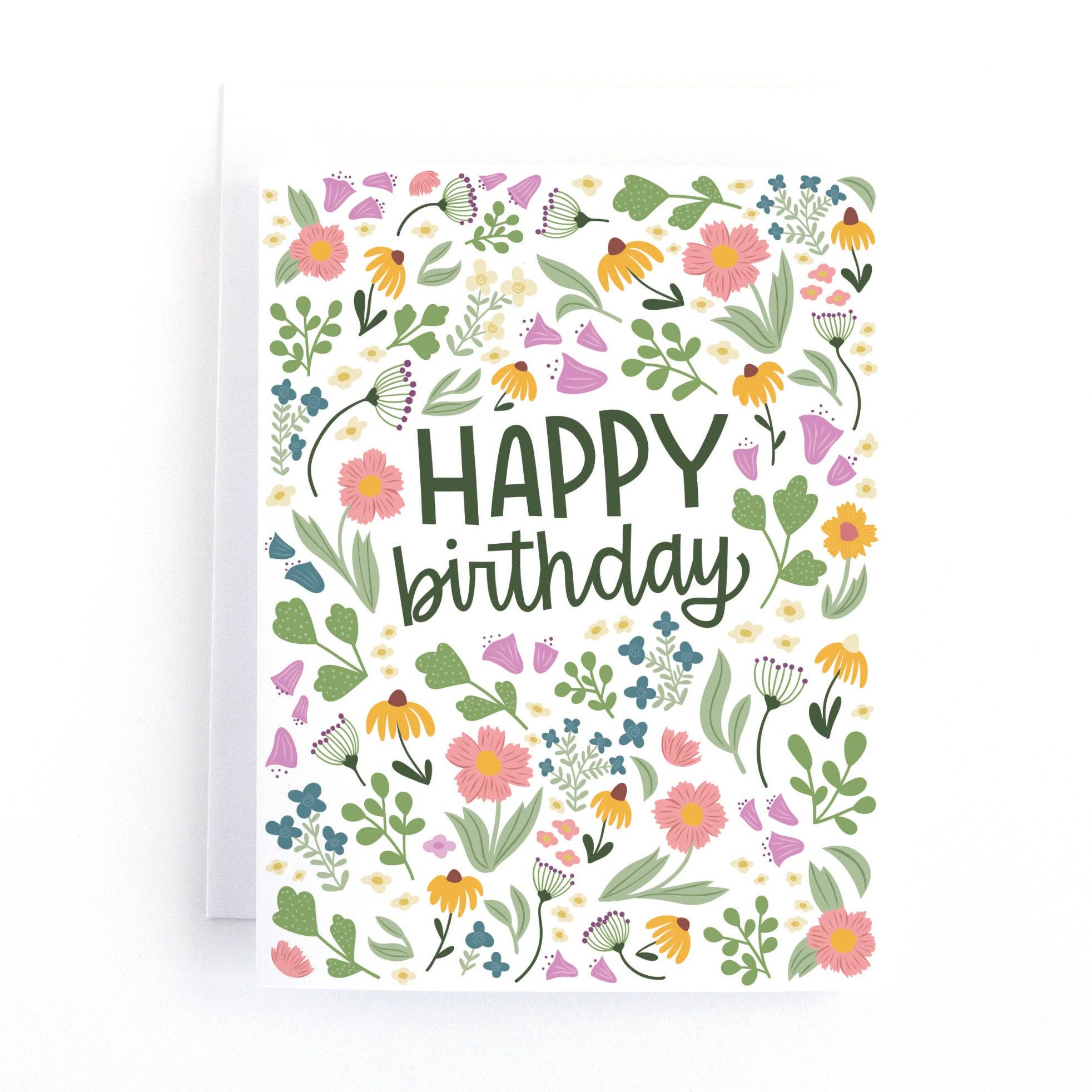 Eye Spy Flower Birthday Card