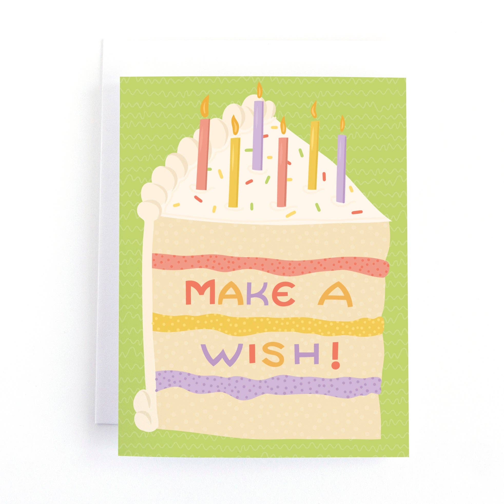 Make a Wish Birthday Cake Card