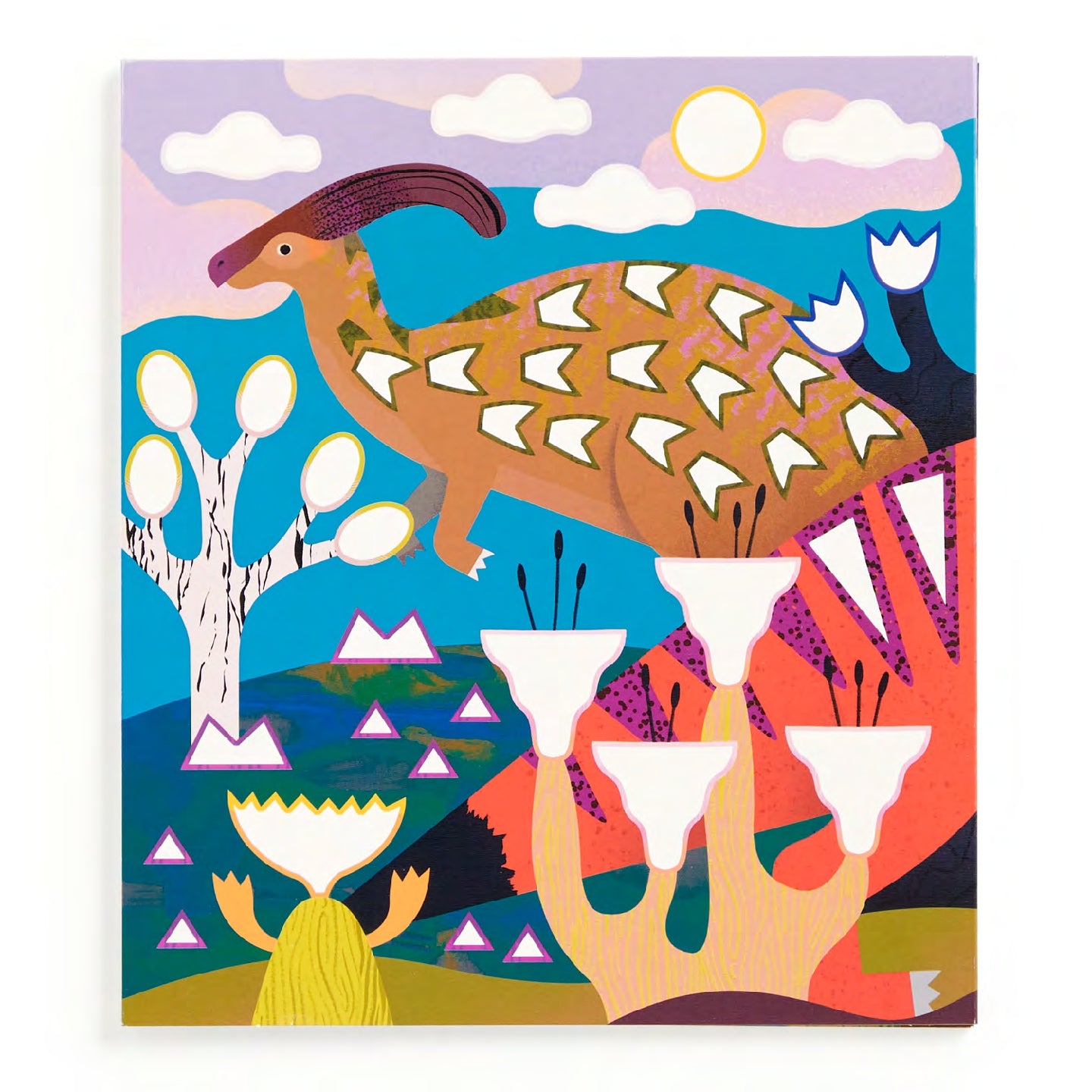 Dinosaur Land Sticker Sparkle Poster Activity Kit