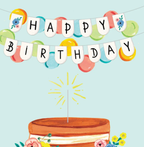 Happy Birthday Party Card