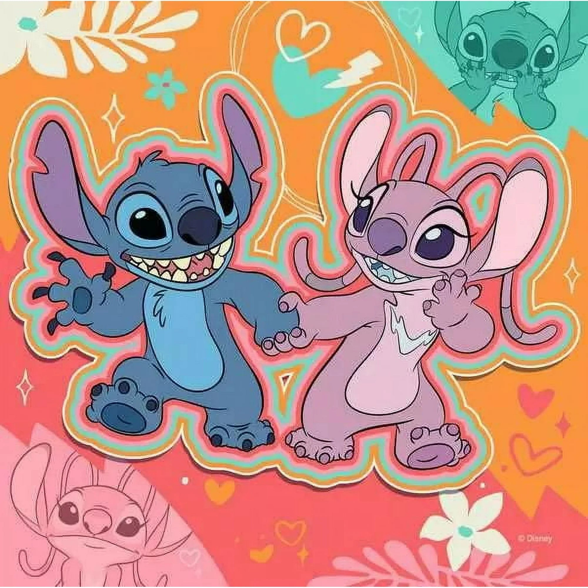 Stitch 3x49 pc Puzzle
