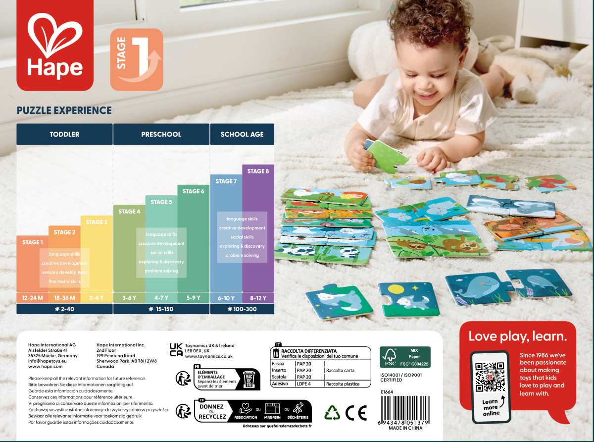 Animal Family Pairing Puzzles