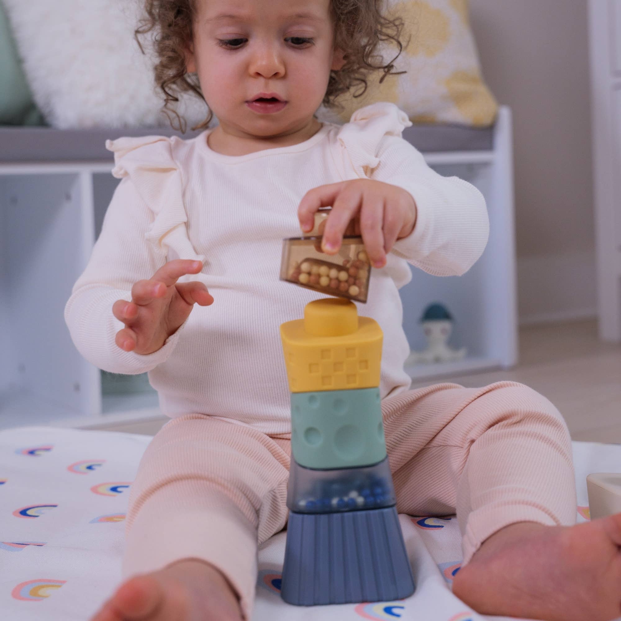 Sensory Stacking Tower - Activity Toy