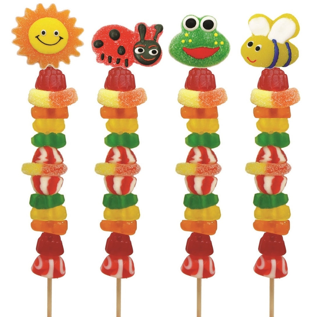 Garden Gummy Mix Candy Kabobs