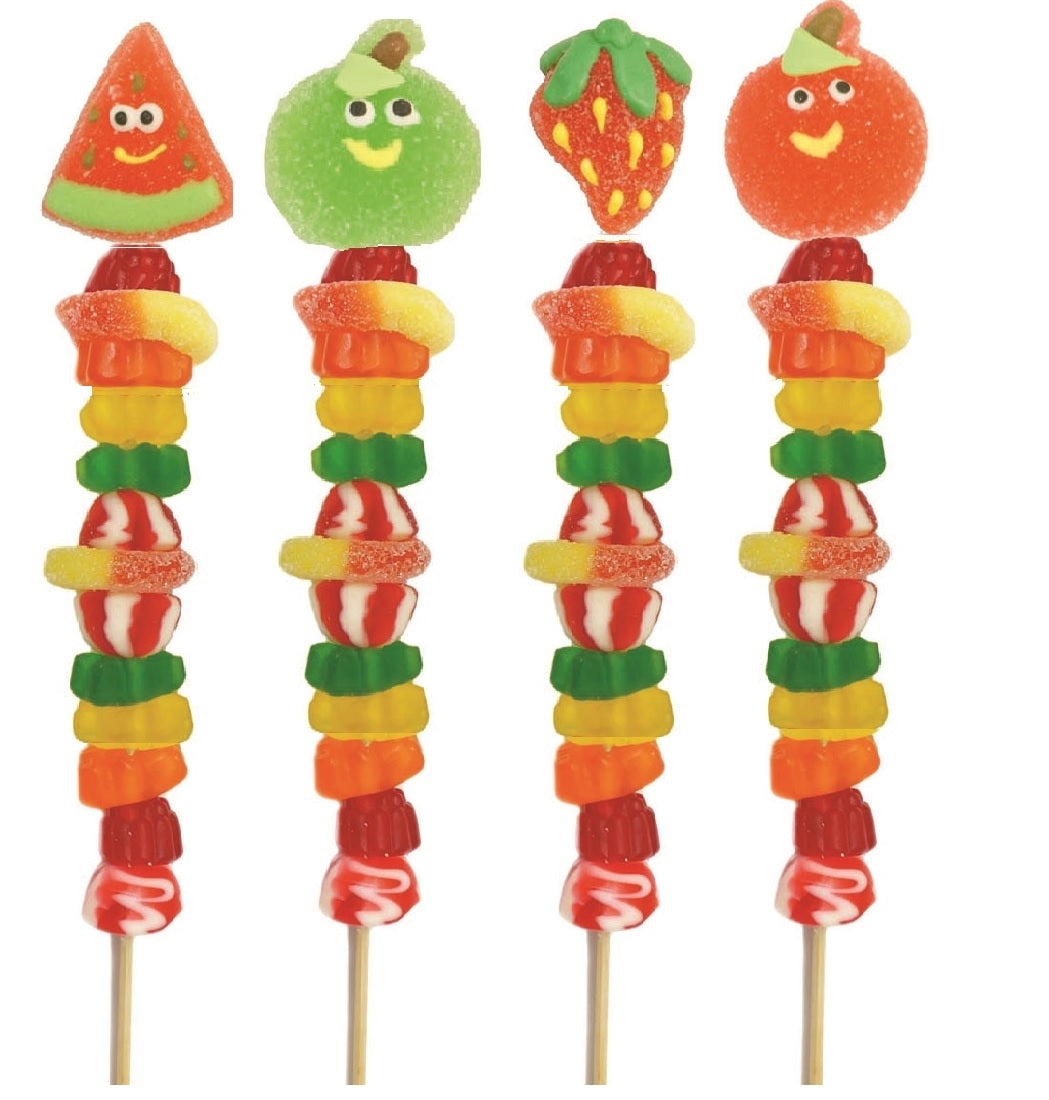 Fruit Gummy Mix Candy Kabobs