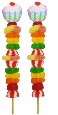 Marshmallow Cupcake Top Kabobs