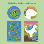 Sticker By Numbers - Dinosaurs