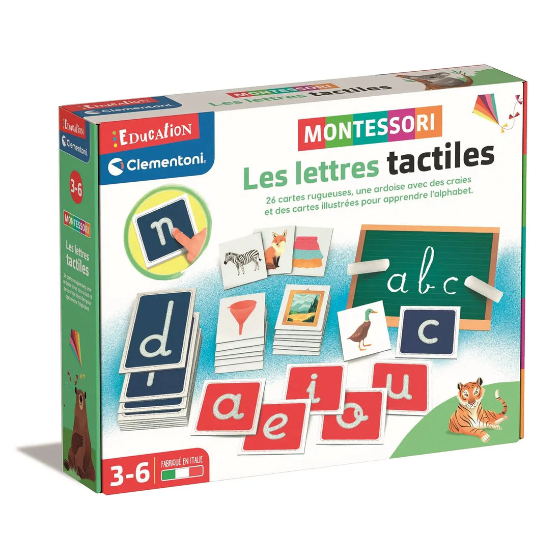 Montessori - Les Lettres Tactiles