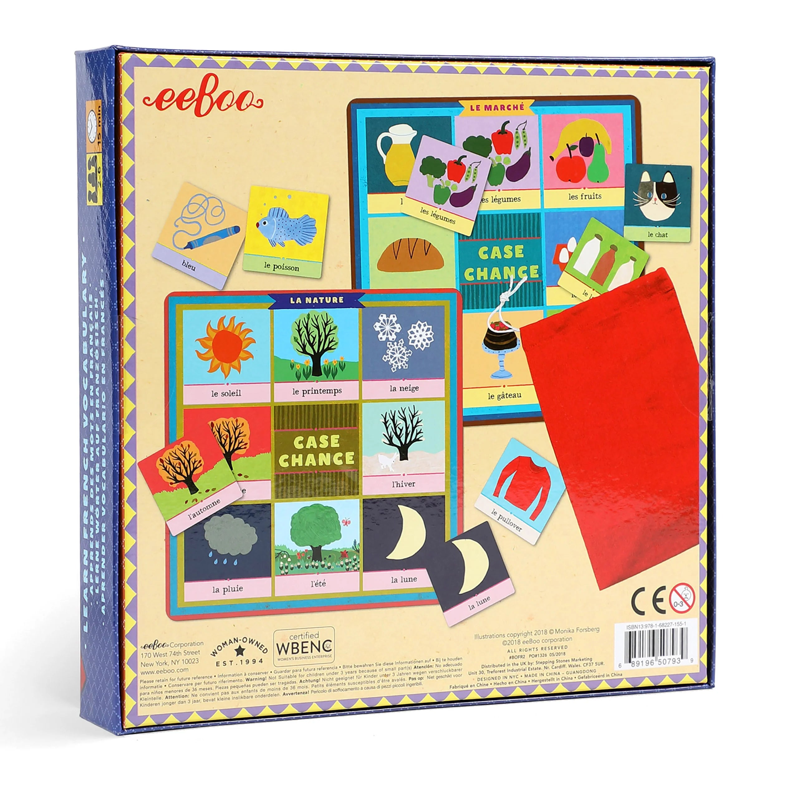 French Vocabulary Bingo