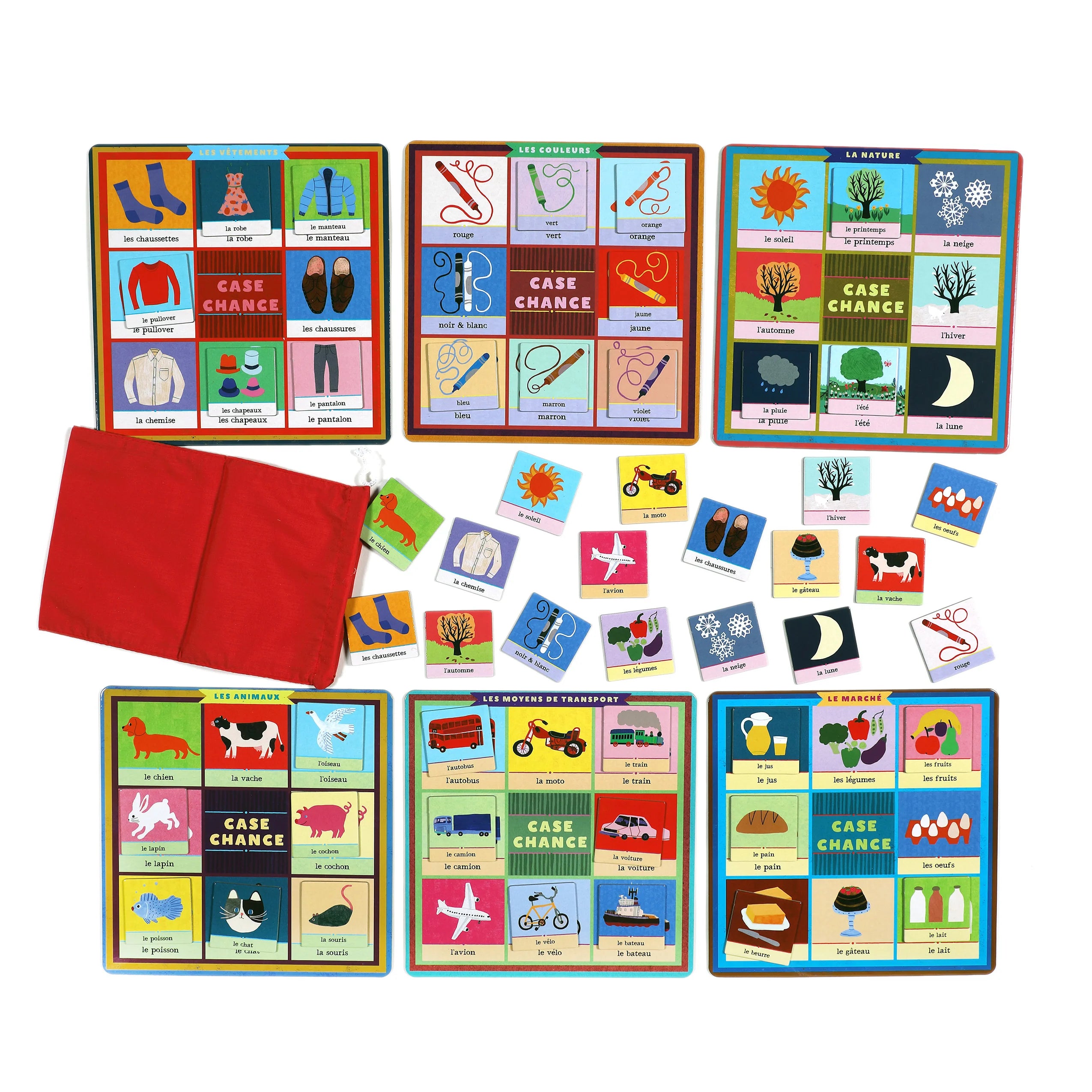 French Vocabulary Bingo