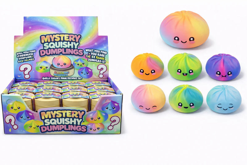 4" Mystery Squishy Dumpling - Tye Die